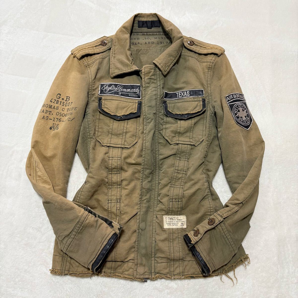 luv maison JACKROSE military jacket khaki y2k US ARMY luv maison JACKROSE military jacket khaki y2k US ARMY