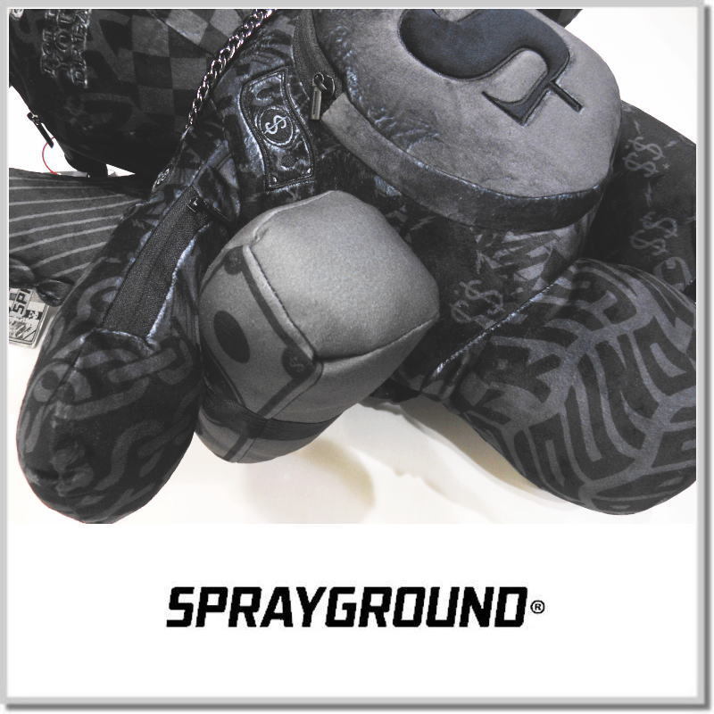 新品未使用！ スプレイグラウンド SPRAYGROUND 3am Check Teddy Bear Backpack テディベアリュック spray2_画像6