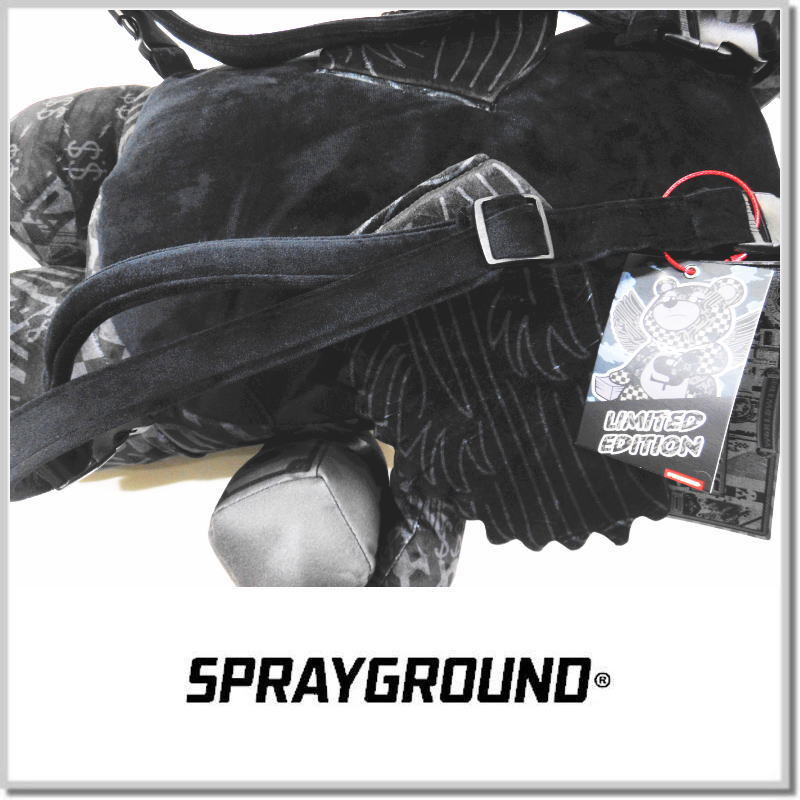 新品未使用！ スプレイグラウンド SPRAYGROUND 3am Check Teddy Bear Backpack テディベアリュック spray2_画像8