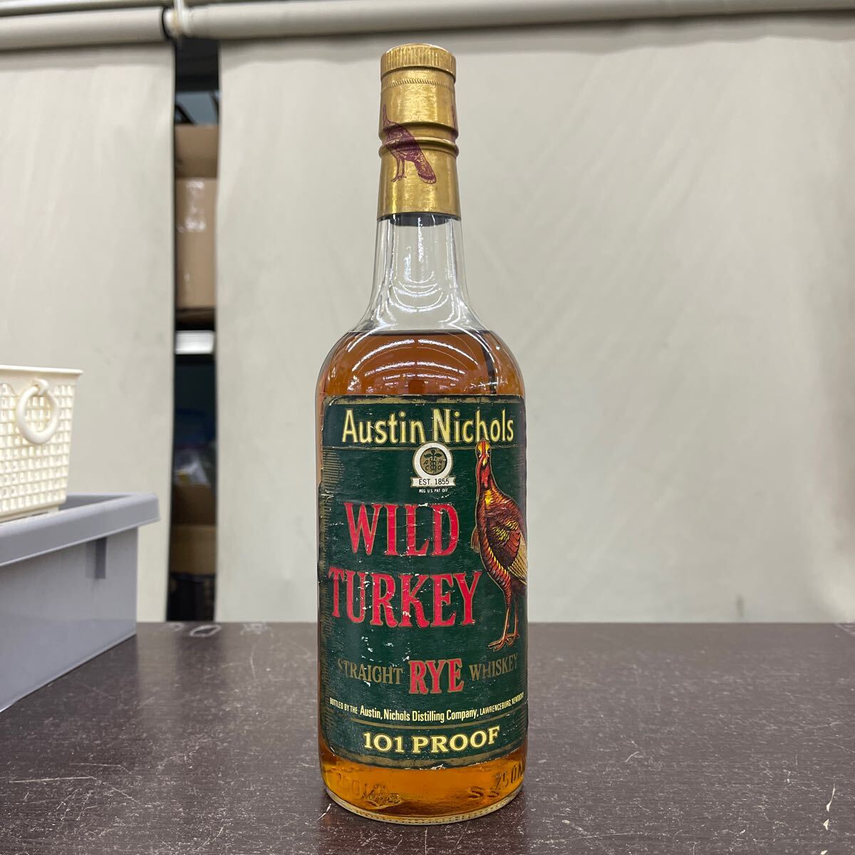 古酒 未開栓 旧ボトル WILD TURKEY STRAIGHT RYE WHISKY 古酒 未開栓 旧ボトル WILD TURKEY STRAIGHT RYE WHISKY
