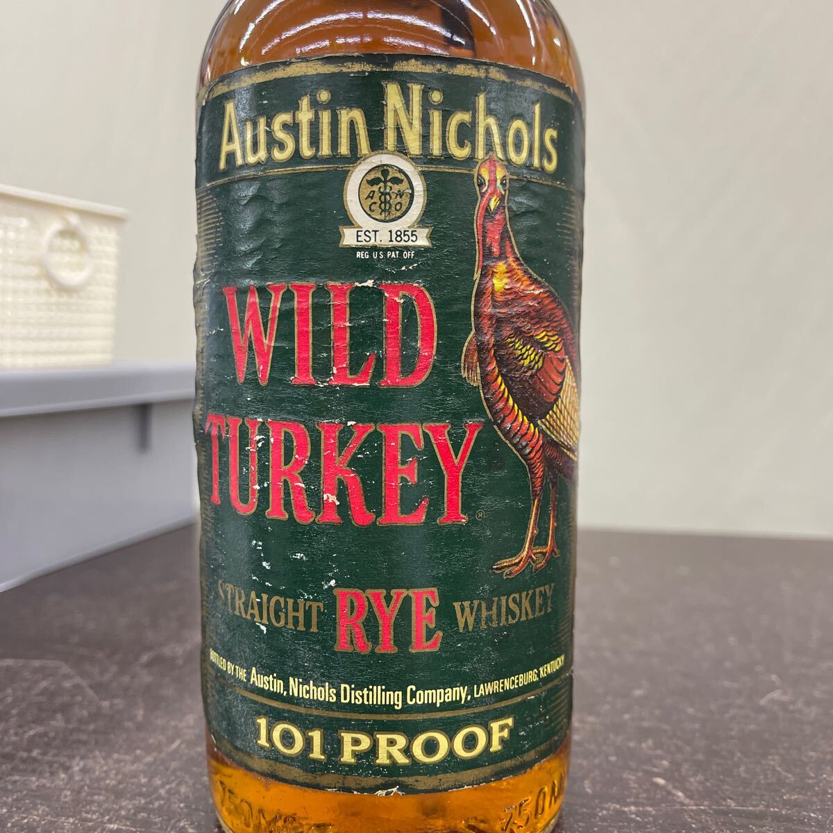 古酒 未開栓 旧ボトル WILD TURKEY STRAIGHT RYE WHISKY 古酒 未開栓 旧ボトル WILD TURKEY STRAIGHT RYE WHISKY