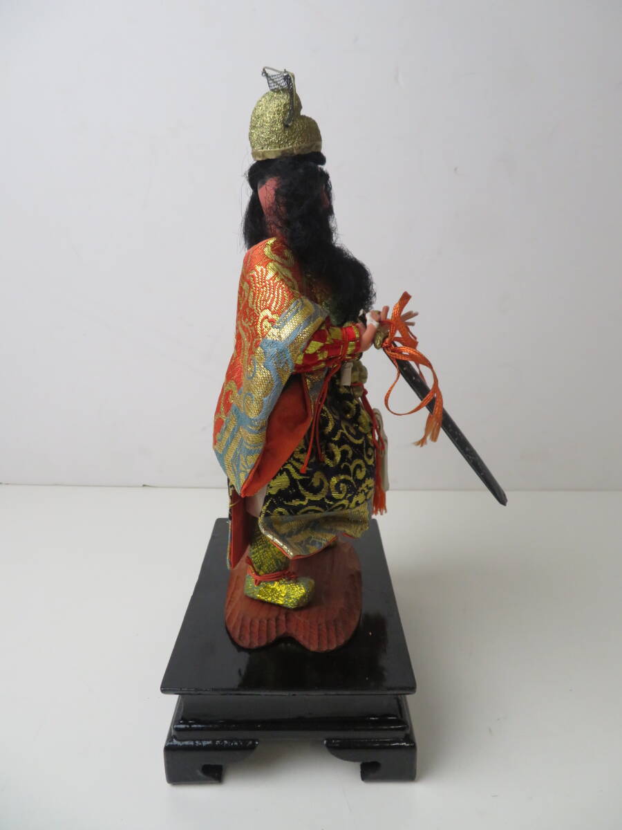 ▽五月人形 鐘馗人形 高さ約25cm 武者人形 端午の節(jié)句 魔よけの神様 レトロ アンティーク