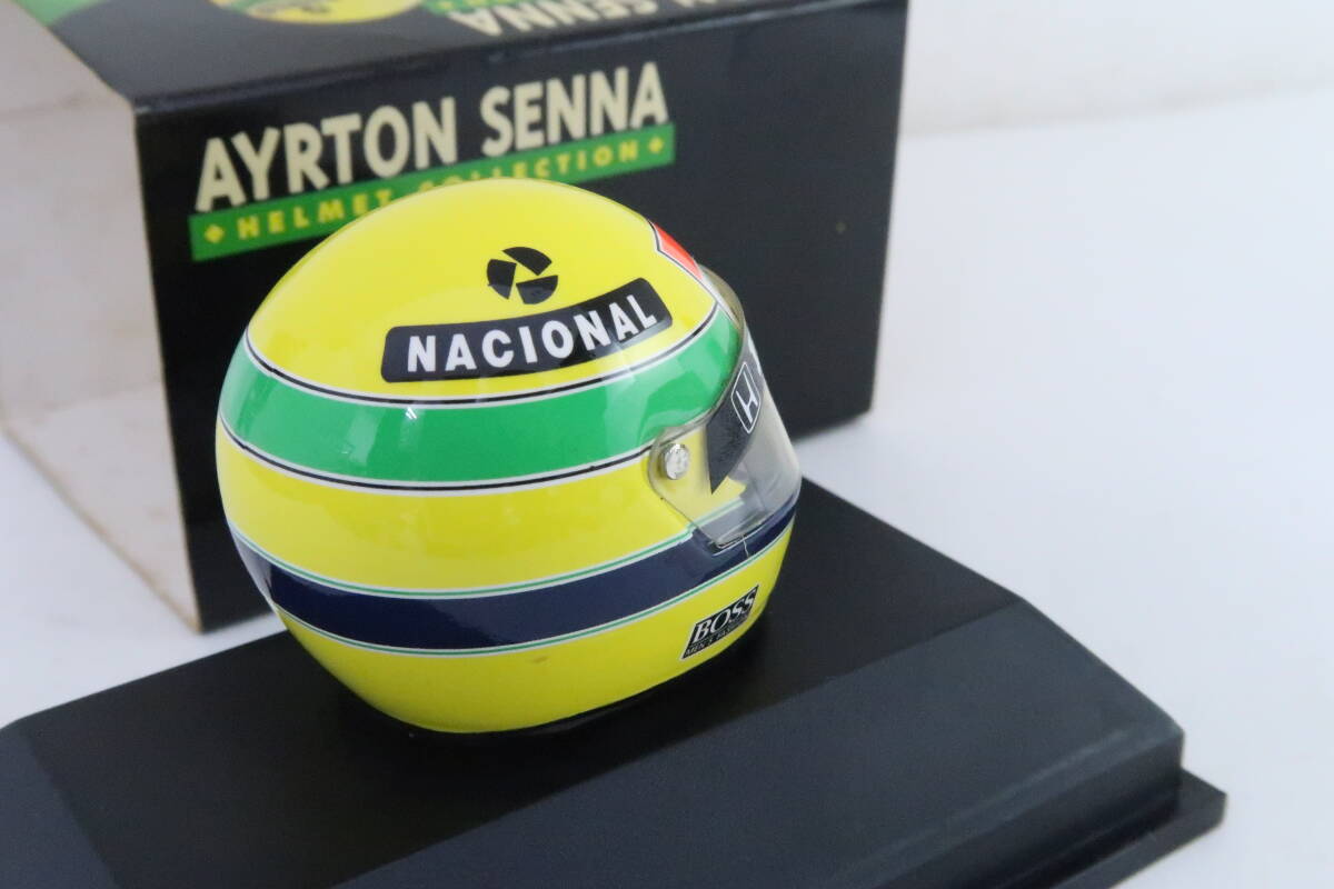MINICHAMPS HELMET F1 AYRTON SENNA 1988 HONDA アイルトンセナ MINICHAMPS HELMET F1 AYRTON SENNA 1988 HONDA アイルトンセナ