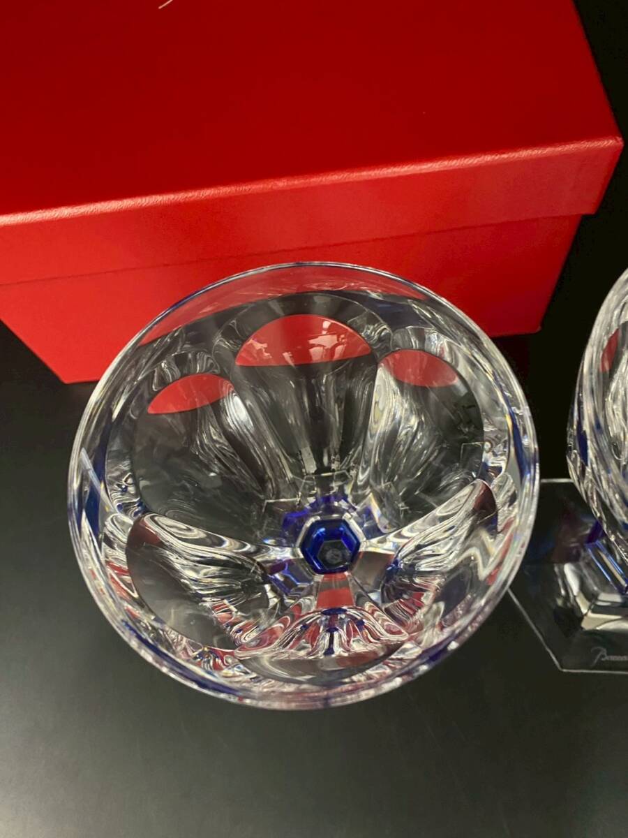 MS-8410バカラ Baccarat グラス ペア アルクール ブルーボタン MS-8410バカラ Baccarat グラス ペア アルクール ブルーボタン