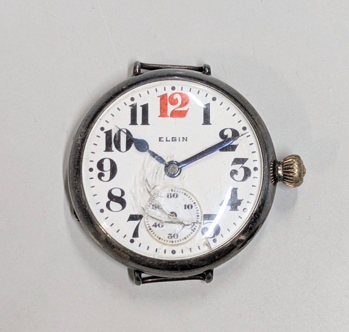 □ジャンク品□ ELGIN エルジン 懐中時計 STERLING 925 銀製 □ジャンク品□ ELGIN エルジン 懐中時計 STERLING 925 銀製