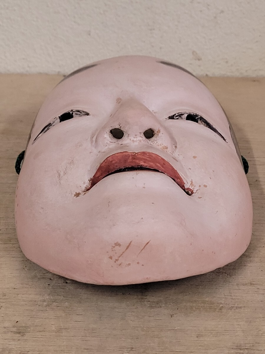能面 木彫り 孫次郎 小沢桂石? 小面 お面(東洋彫刻)|売買され 能面 木彫り 孫次郎 小沢桂石? 小面 お面(東洋彫刻)|売買され