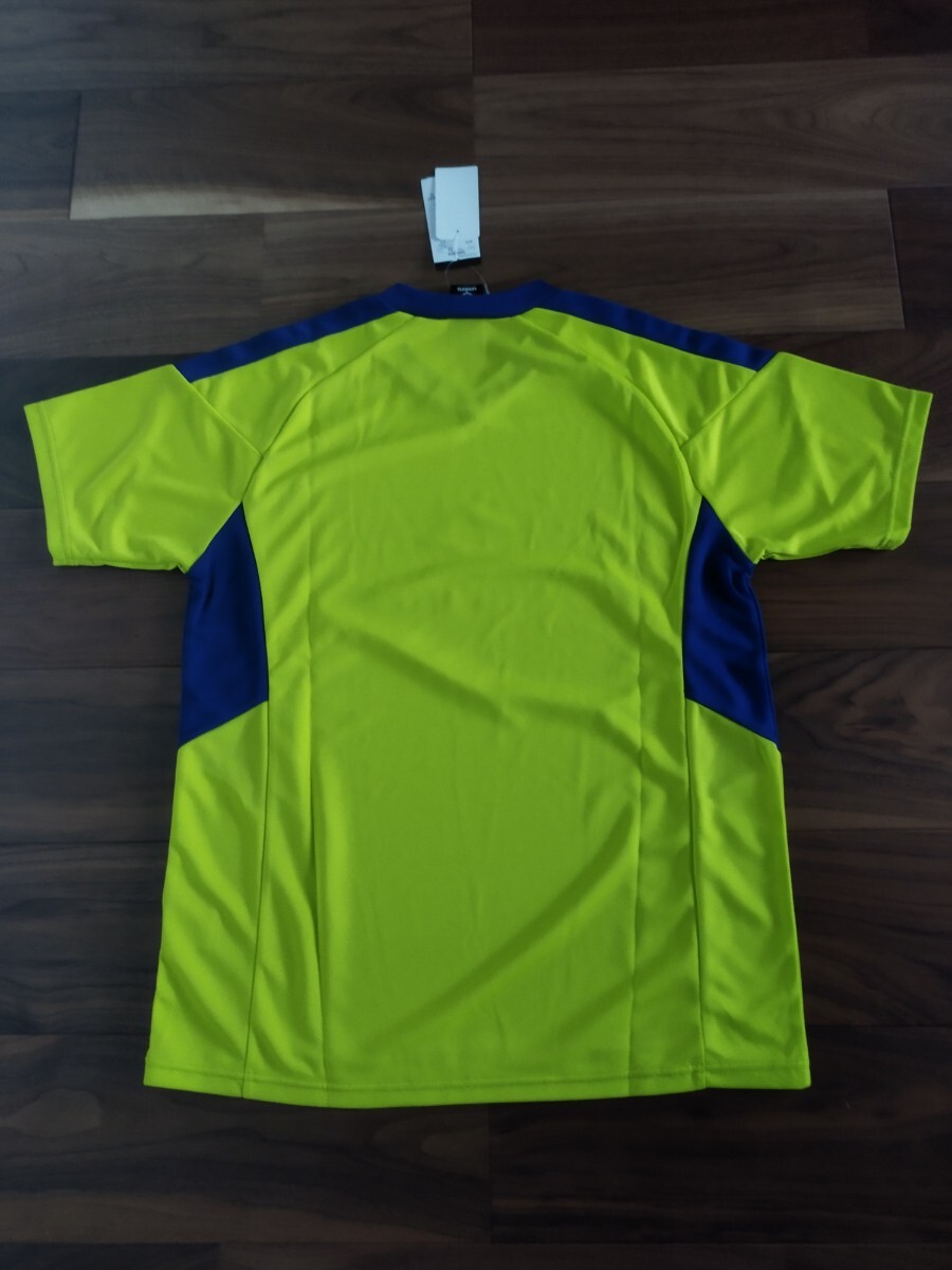 【新品特価!!】UMBROアンブロ/TR半袖プラクティスシャツ/ UUUPJA59 /イエロー/SLYL/5/サイズO_画像4