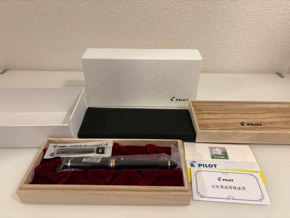 PILOT パイロット カスタム845　細(xì)字　萬年筆　FKV-5MR-B-F　Fニブ　新品　未開封
