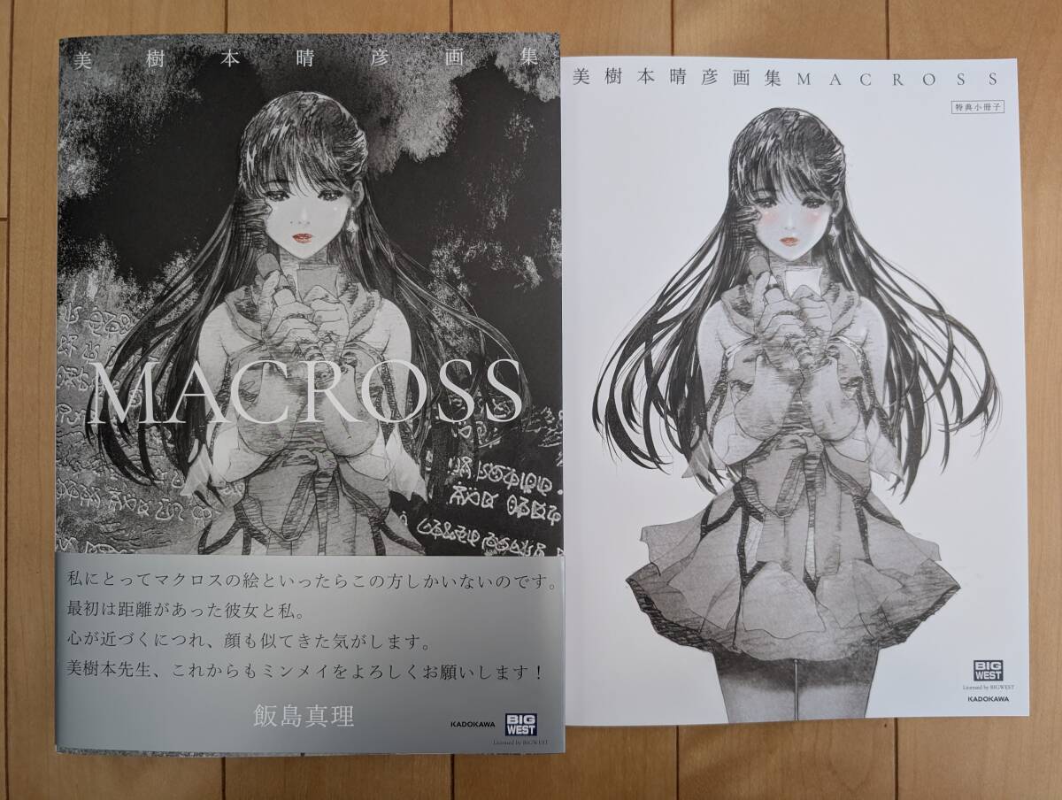 美樹本晴彦画集 MACROSS カドカワ特典小冊子付 参考 超時空要塞