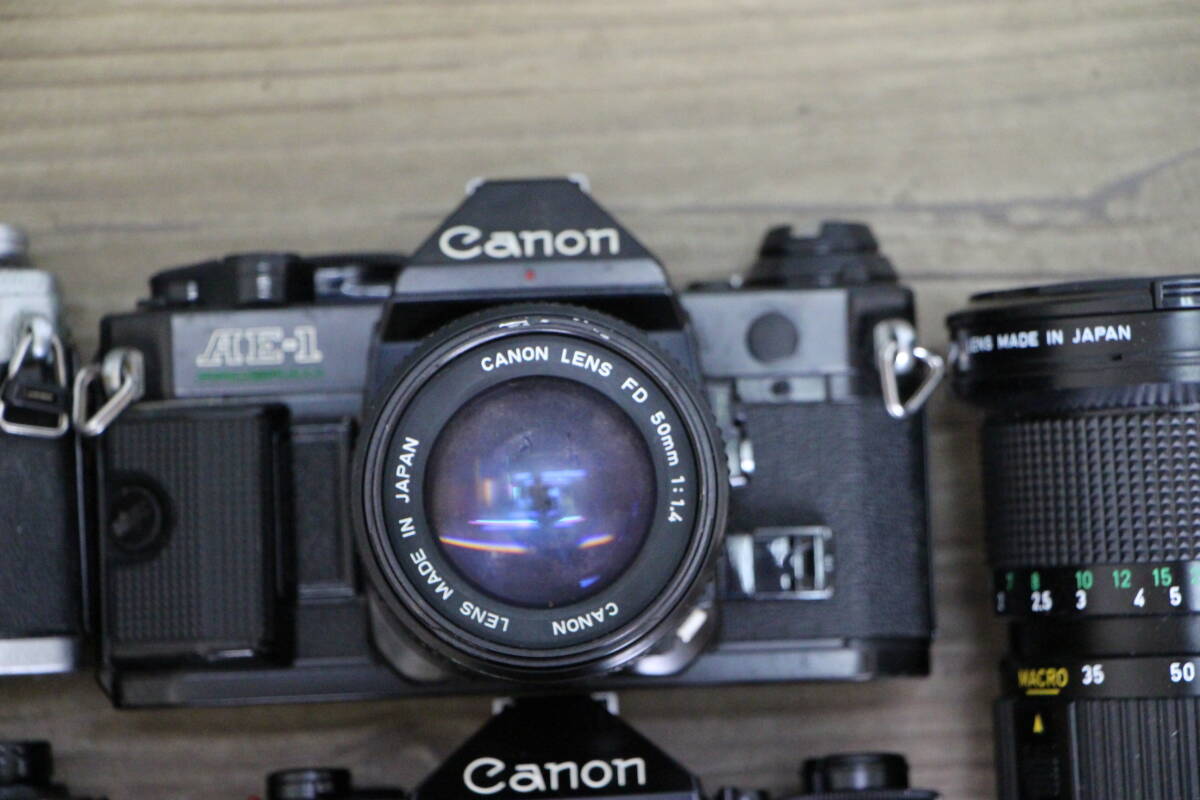 9 キャノン 一眼レフフィルムカメラ まとめ canon AE-1 50mm f1 9 キャノン 一眼レフフィルムカメラ まとめ canon AE-1 50mm f1