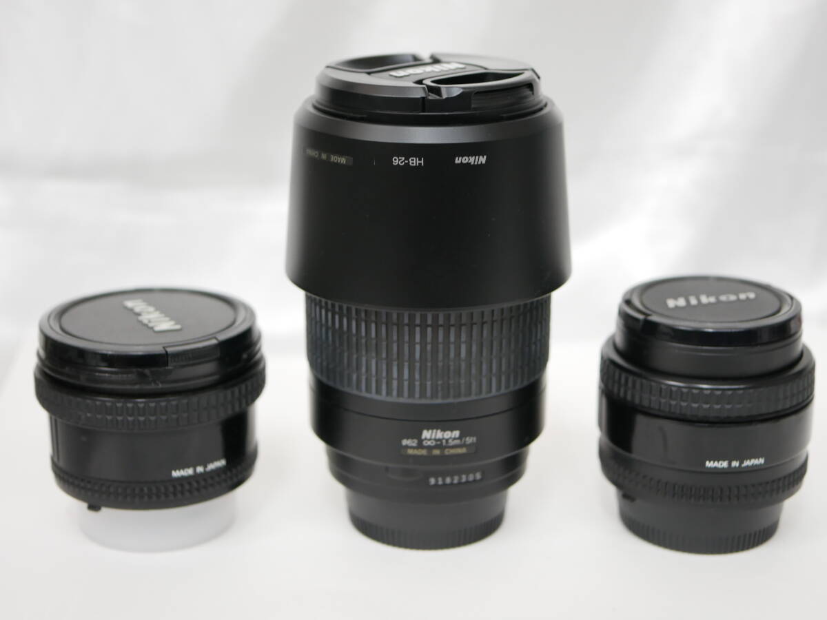 2537-1 NIKON AF 50mm F1.4 20mm F2.8 70-300mm F4-5.6G nikkor 2537-1 NIKON AF 50mm F1.4 20mm F2.8 70-300mm F4-5.6G nikkor