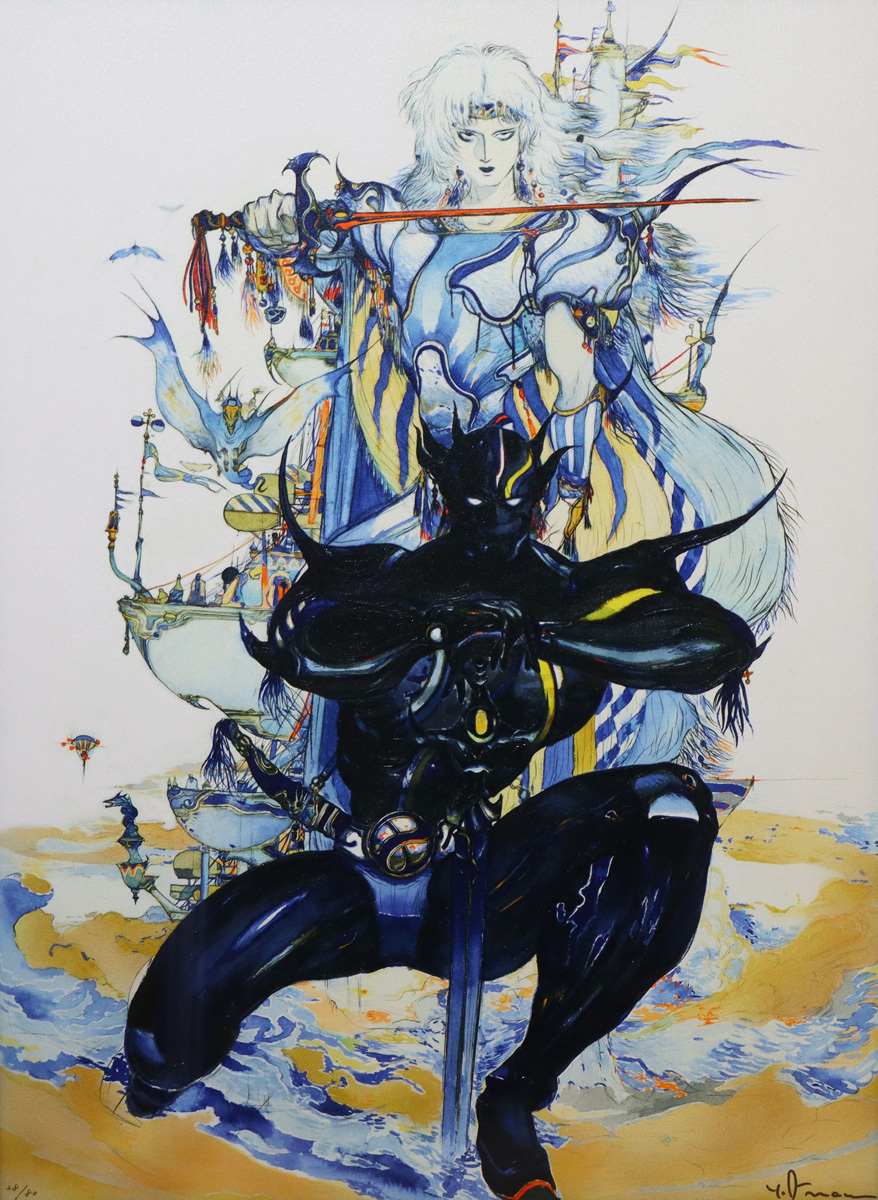 ○天野喜孝「光と闇 DX」○ジクレ版画○限定80部○ファイナル ○天野喜孝「光と闇 DX」○ジクレ版画○限定80部○ファイナル