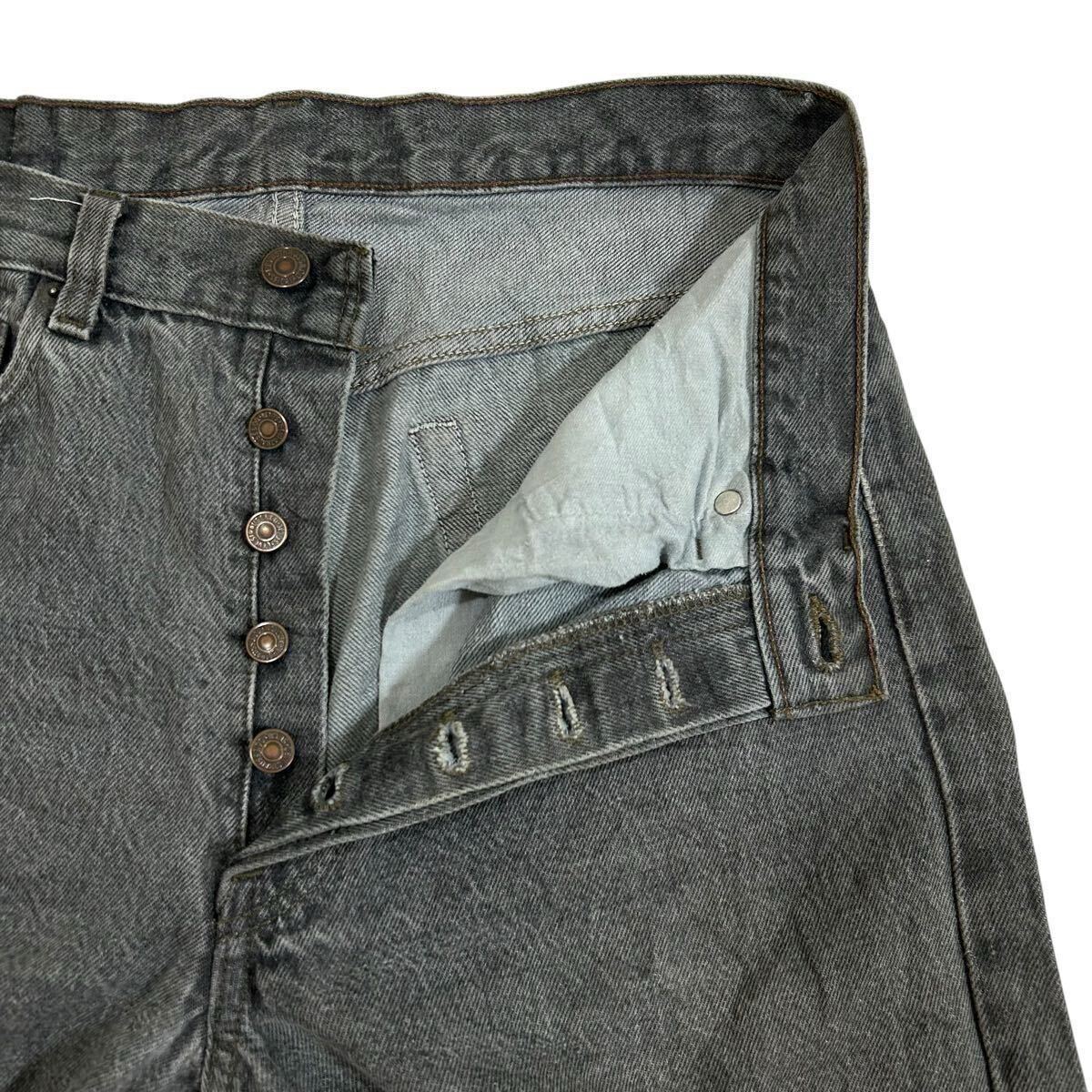 先染め 80s 90s LEVI'S 501 ブラックデニム W32 ビンテージ / 80 先染め 80s 90s LEVI'S 501 ブラックデニム W32 ビンテージ / 80