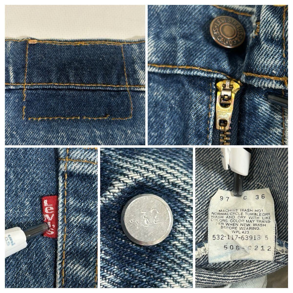 レアロット 80s LEVI'S 506 0212 USA製 W36 L32 ゴールデン レアロット 80s LEVI'S 506 0212 USA製 W36 L32 ゴールデン