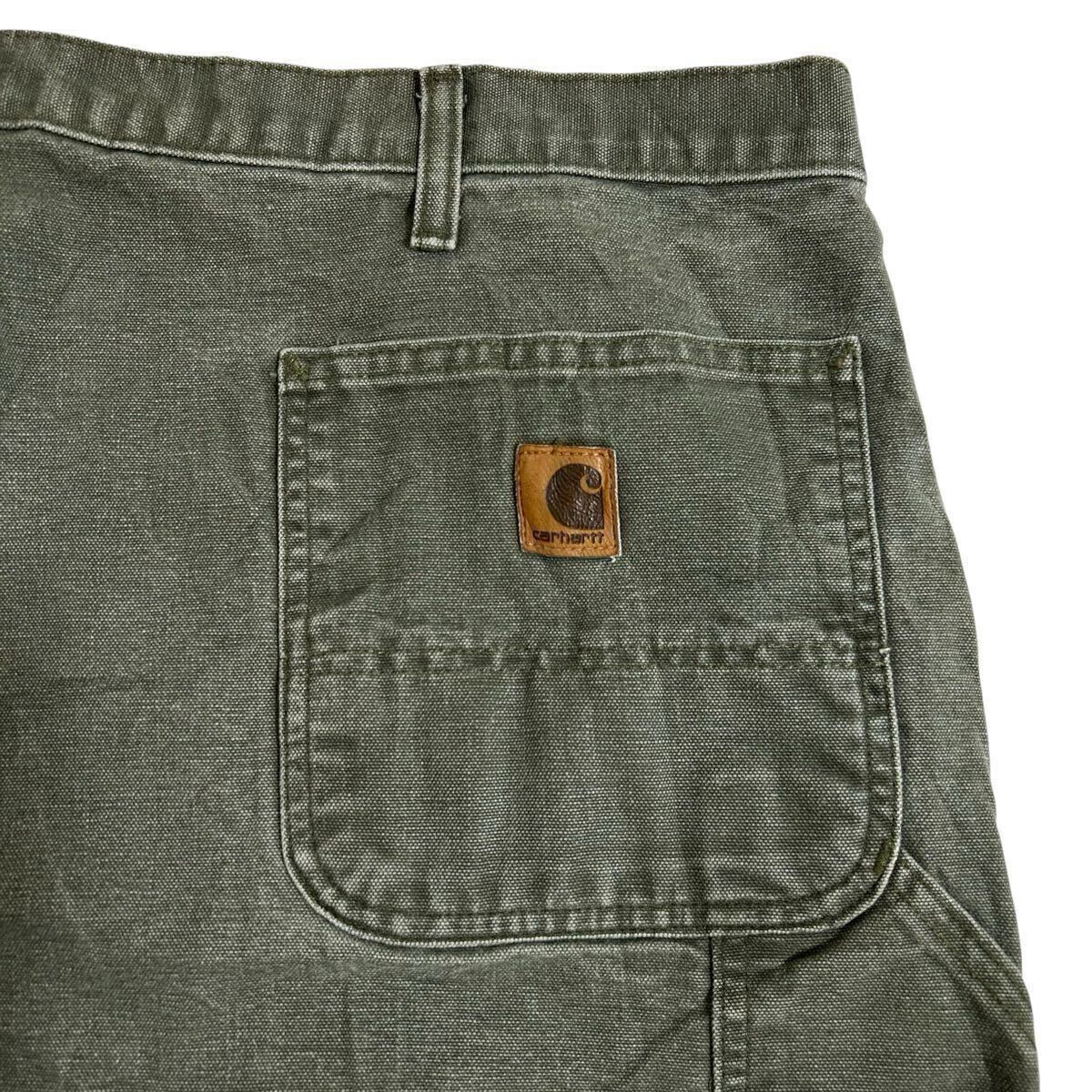 モスグリーン 00s carhartt B11 MOS ダック ペインターパンツ モスグリーン 00s carhartt B11 MOS ダック ペインターパンツ