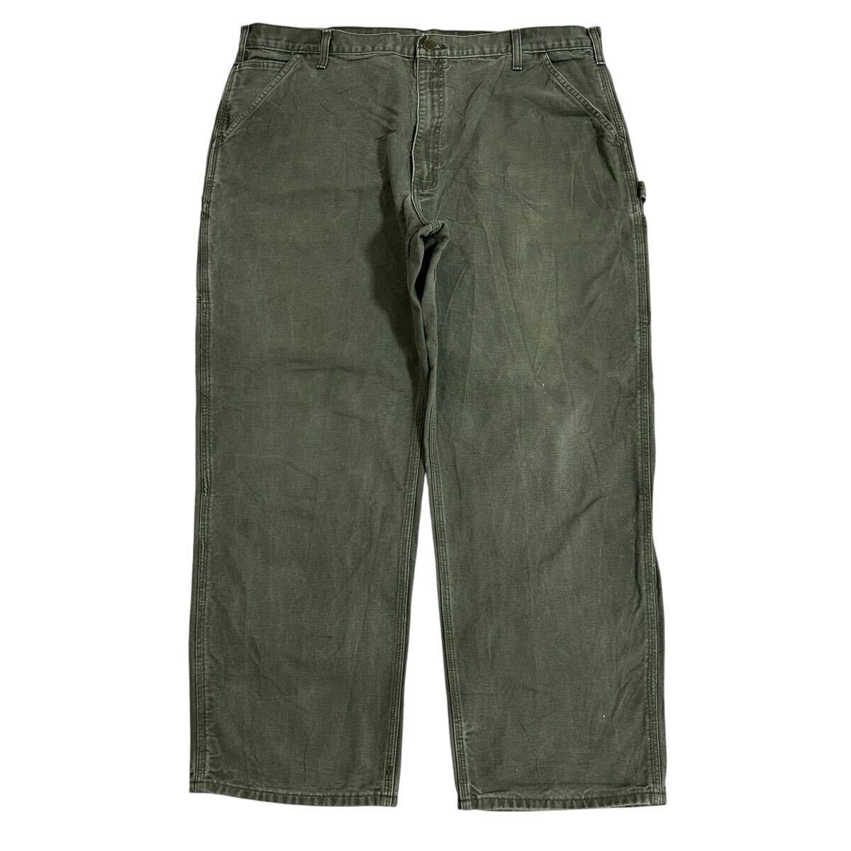 モスグリーン 00s carhartt B11 MOS ダック ペインターパンツ モスグリーン 00s carhartt B11 MOS ダック ペインターパンツ