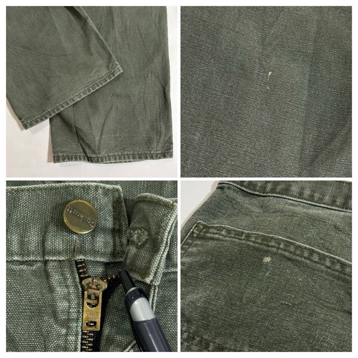 モスグリーン 00s carhartt B11 MOS ダック ペインターパンツ モスグリーン 00s carhartt B11 MOS ダック ペインターパンツ