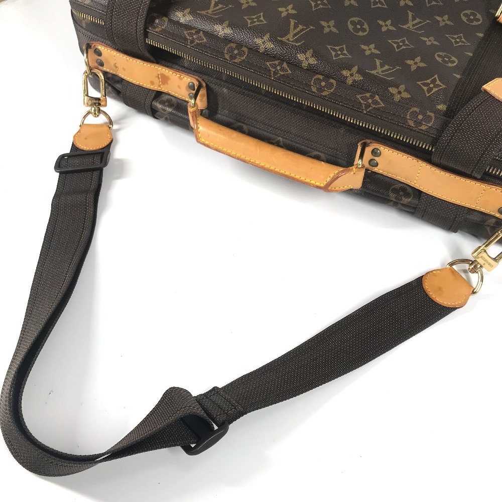 LOUIS VUITTON ルイヴィトン M23356 サテライト53 カバン トラベルバッグ 旅行 モノグラム ボストンバッグ ブラウン ユニセックス【中古】_画像5