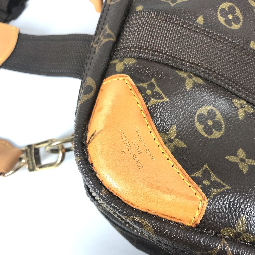 LOUIS VUITTON ルイヴィトン M23356 サテライト53 カバン トラベルバッグ 旅行 モノグラム ボストンバッグ ブラウン ユニセックス【中古】_画像8