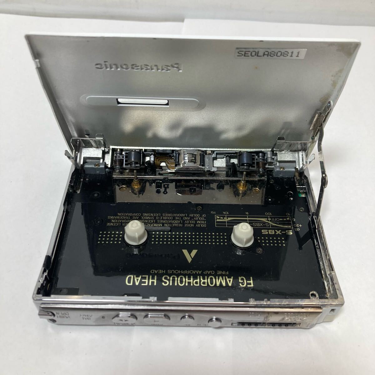 53-42 Panasonic RQ-S55 カセットプレーヤー ホワイト