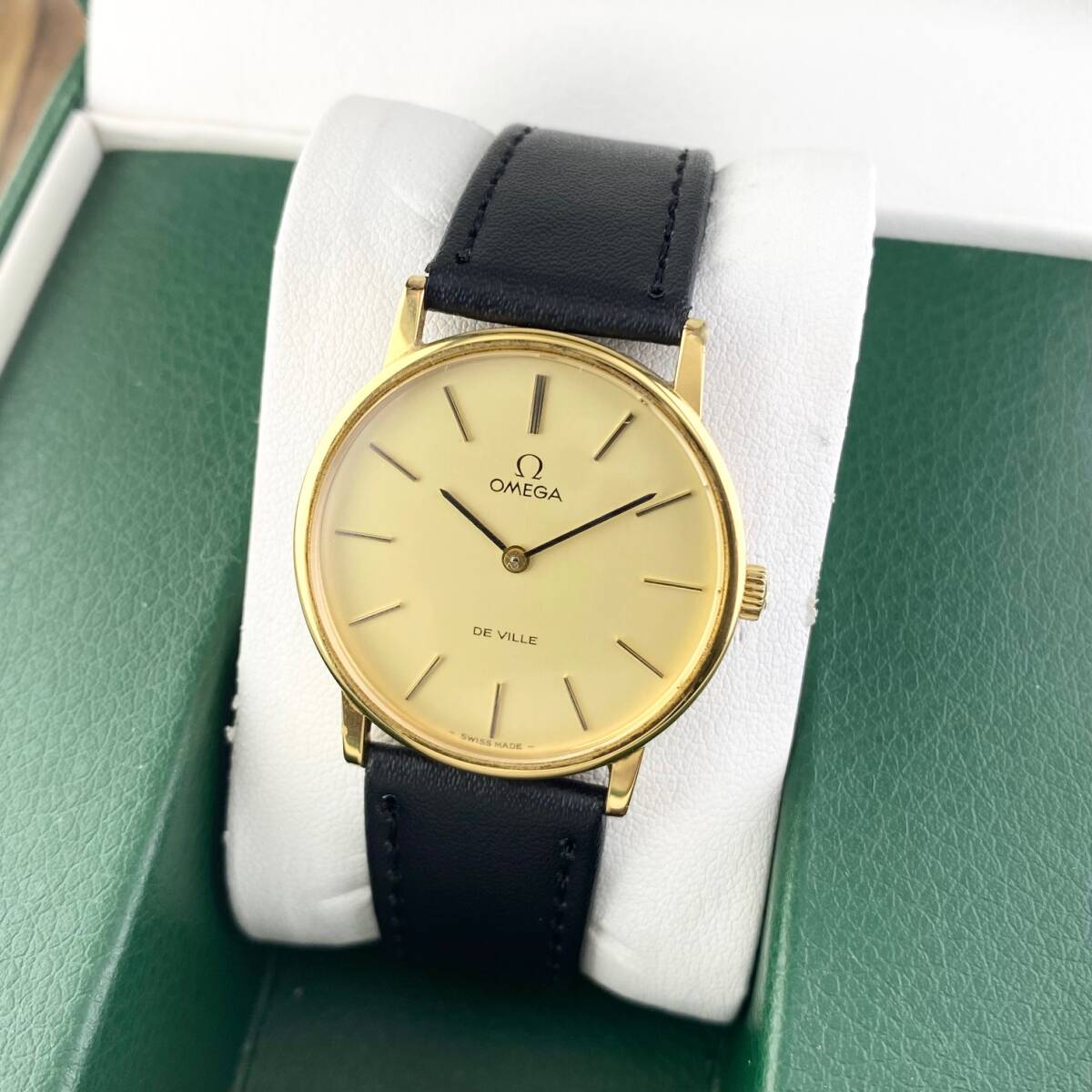 1円箱付】OMEGA オメガ 腕時計 メンズ AT 自動巻 DE VILE デビル 1円箱付】OMEGA オメガ 腕時計 メンズ AT 自動巻 DE VILE デビル