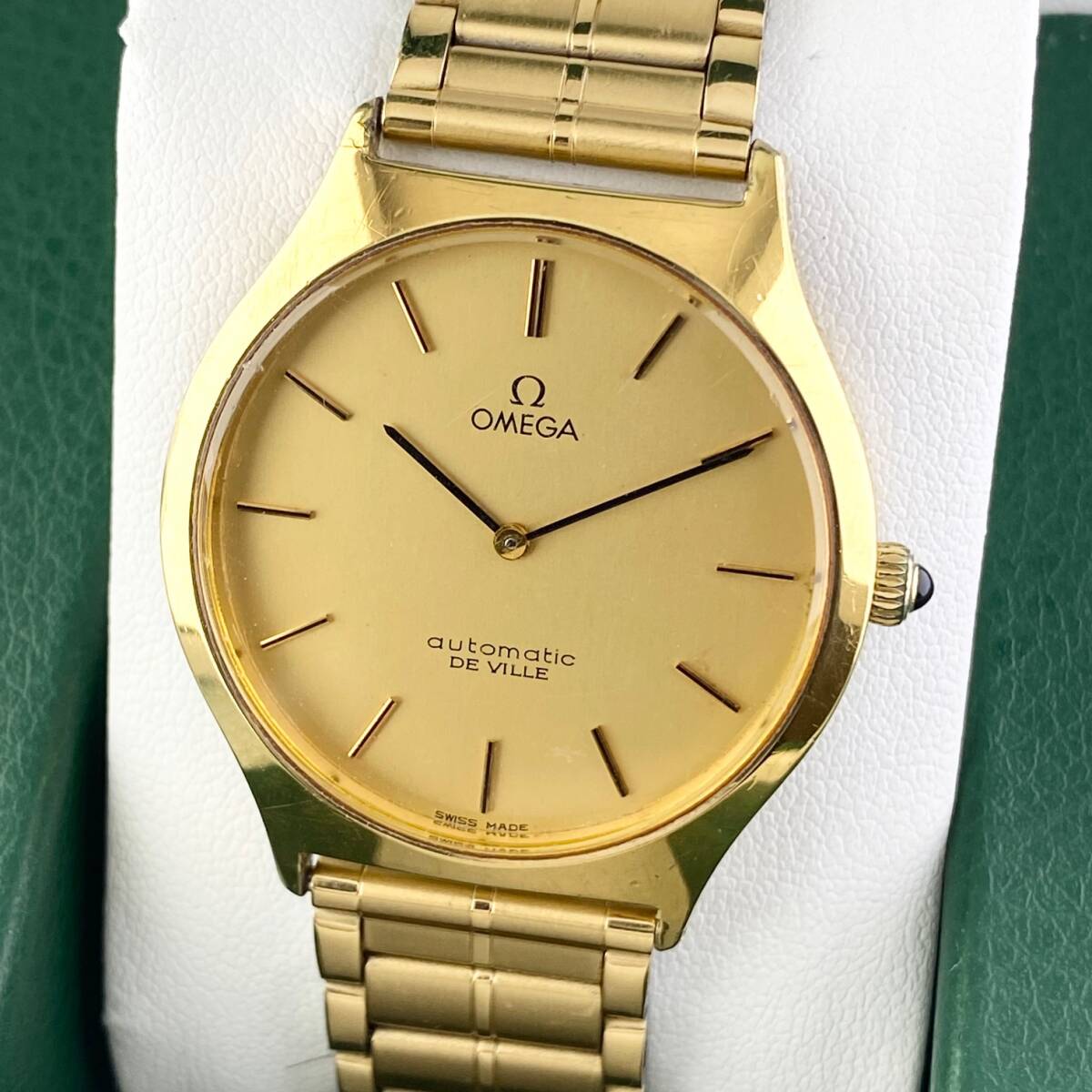 1円〜】OMEGA オメガ 腕時計 メンズ AT 自動巻 DE VILE デビル 1円〜】OMEGA オメガ 腕時計 メンズ AT 自動巻 DE VILE デビル