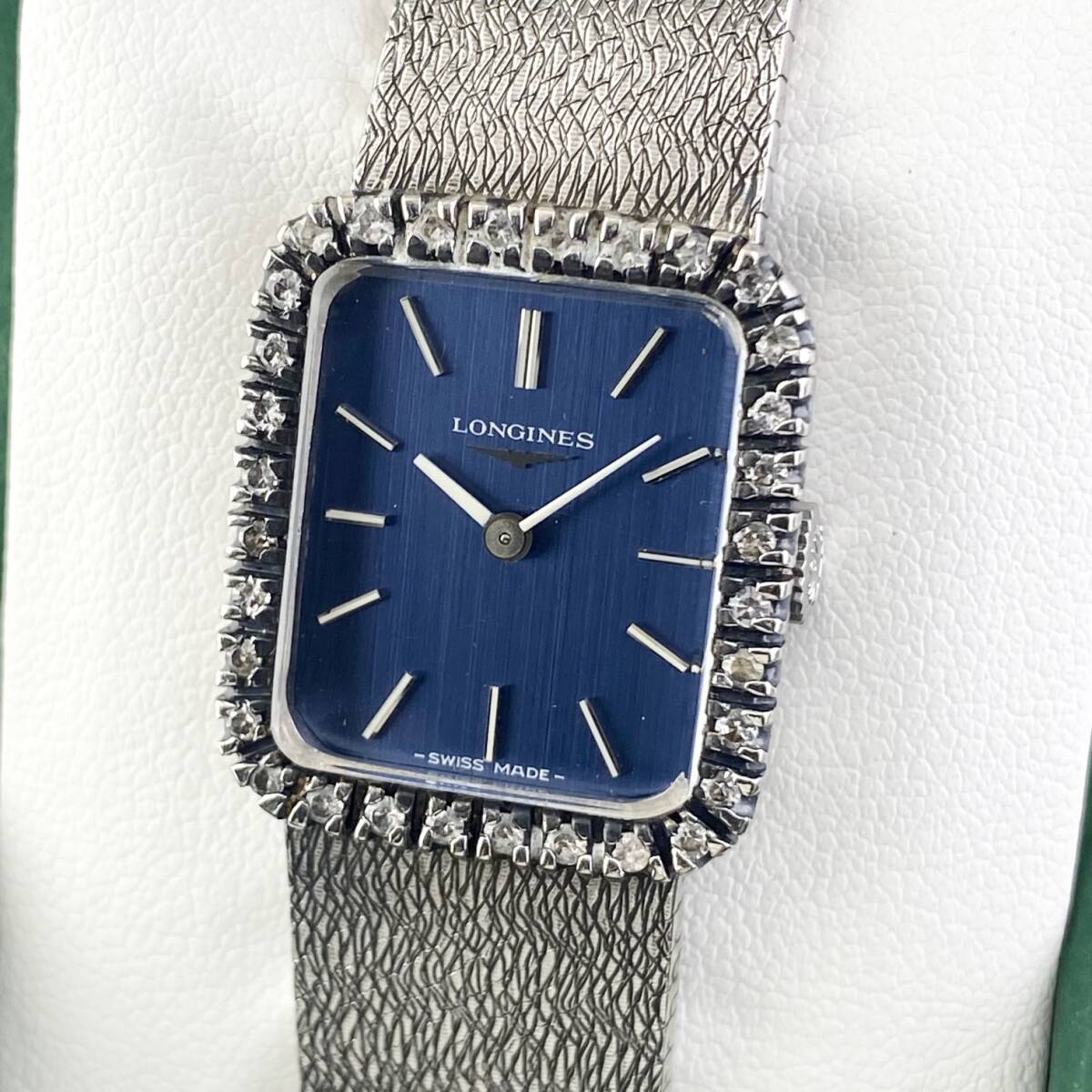 1円〜】LONGINES ロンジン 腕時計 レディース 手巻き K18WG 約 1円〜】LONGINES ロンジン 腕時計 レディース 手巻き K18WG 約