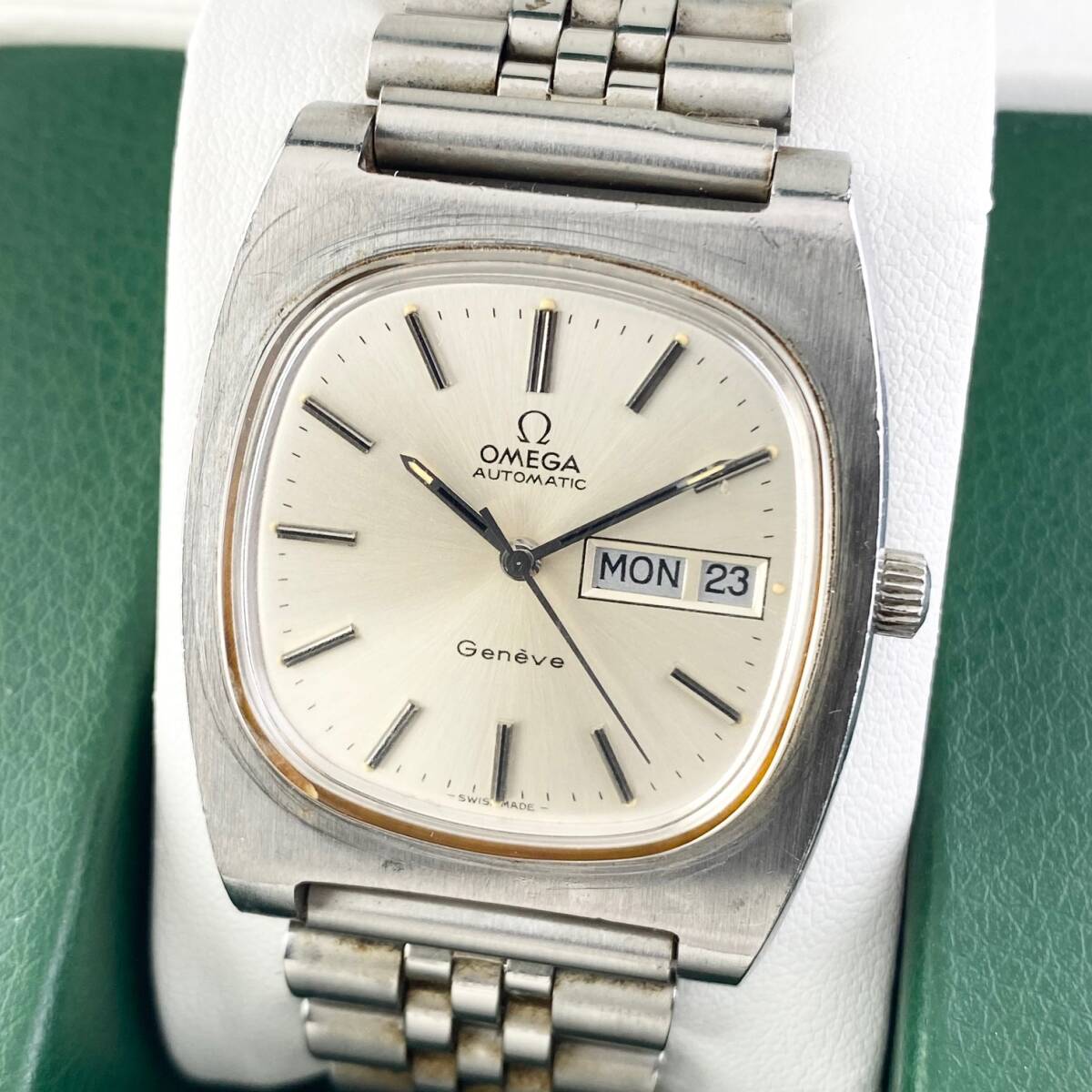 1円〜】OMEGA オメガ 腕時計 メンズ AT 自動巻 Geneve 1円〜】OMEGA オメガ 腕時計 メンズ AT 自動巻 Geneve