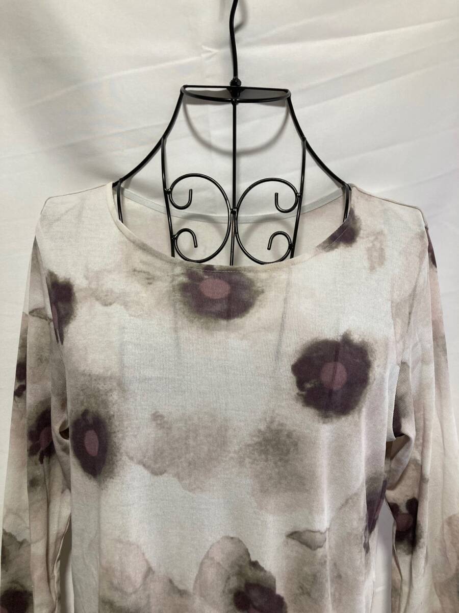 sensounico センソユニコ io comme io イオコムイオ トップス カットソー 古着 レディース 40 七分袖 春 io-4-134_画像2