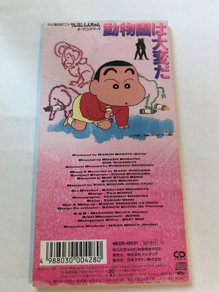 動物園は大変だ! TUNE'S 8cmCD 短冊CD シングルCD CDシングル 80 動物園は大変だ! TUNE'S 8cmCD 短冊CD シングルCD CDシングル 80