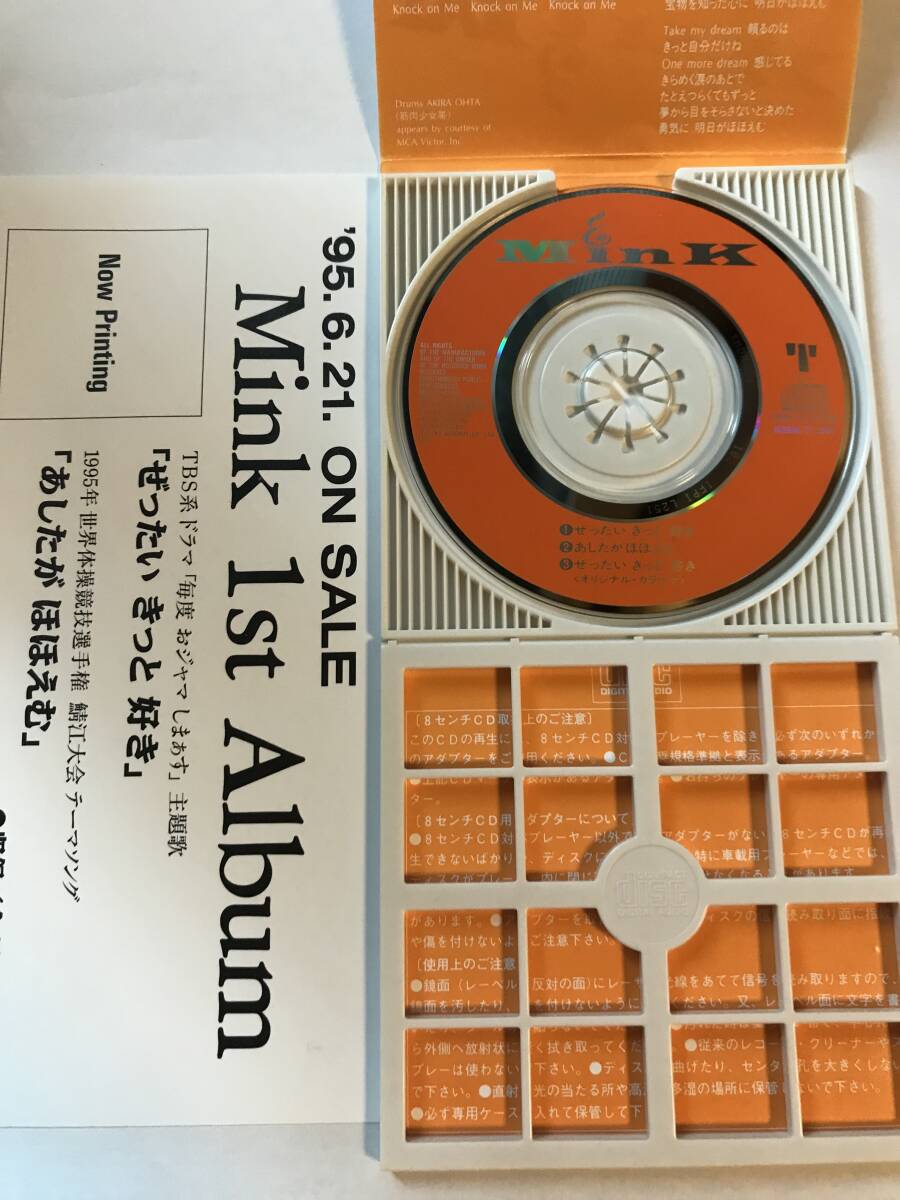 ぜったいきっと好き Mink 8cmCD 短冊CD シングルCD CDシングル ぜったいきっと好き Mink 8cmCD 短冊CD シングルCD CDシングル
