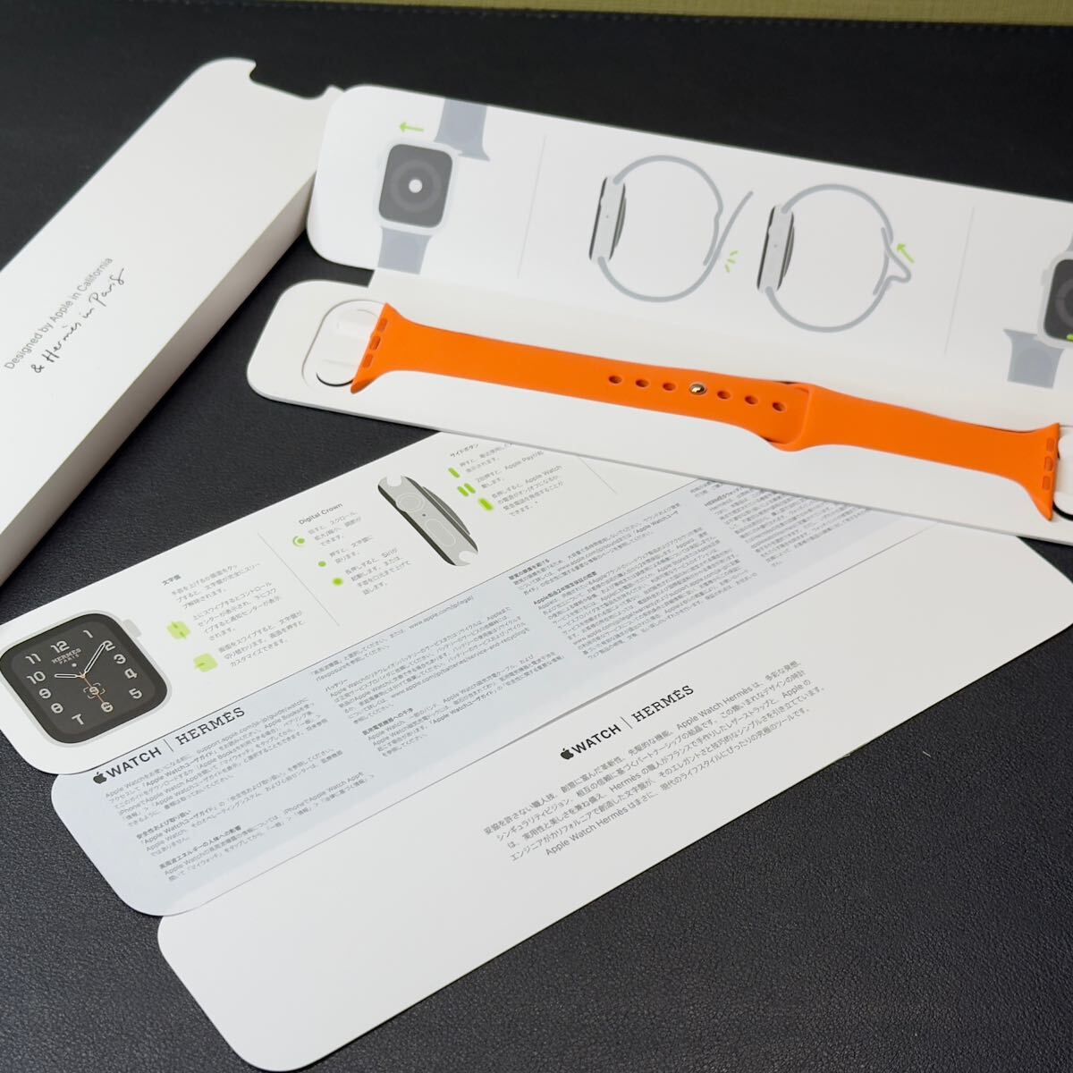即決 美品 Apple Watch HERMES 限定 オレンジ スポーツバンド 即決 美品 Apple Watch HERMES 限定 オレンジ スポーツバンド