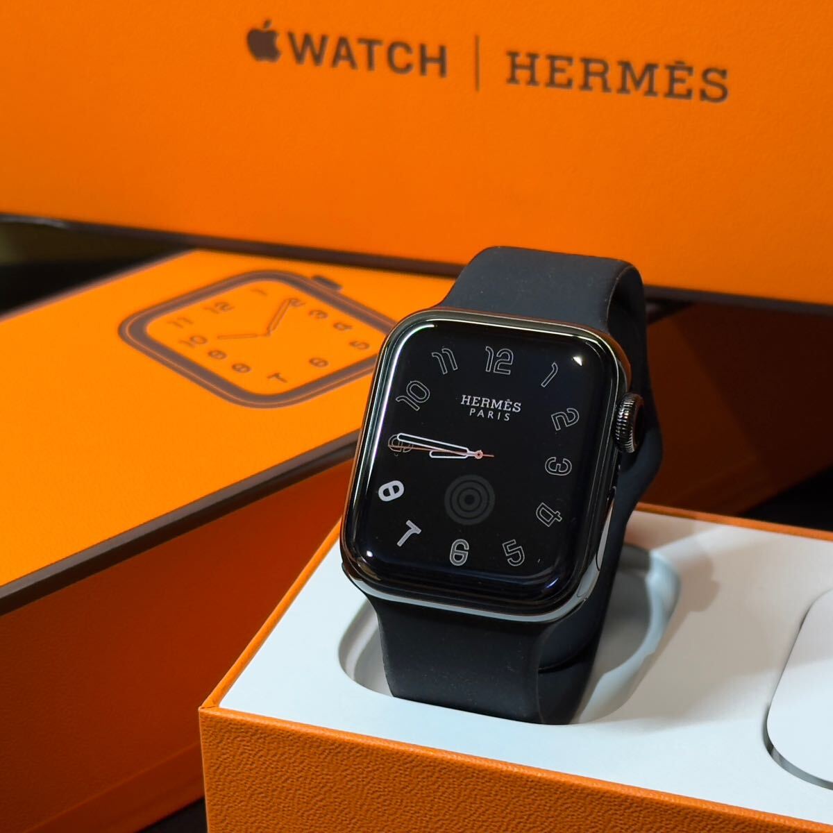 即決 Apple watch エルメス 黒 シリーズ5 アップルウォッチ 即決 Apple watch エルメス 黒 シリーズ5 アップルウォッチ
