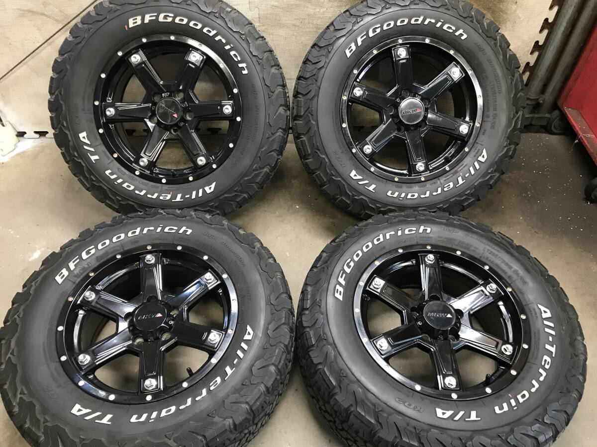 235/70R16】溝有BFグッドリッチ T/A KO2タイヤ【16×7J+35 PCD114 235/70R16】溝有BFグッドリッチ T/A KO2タイヤ【16×7J+35 PCD114