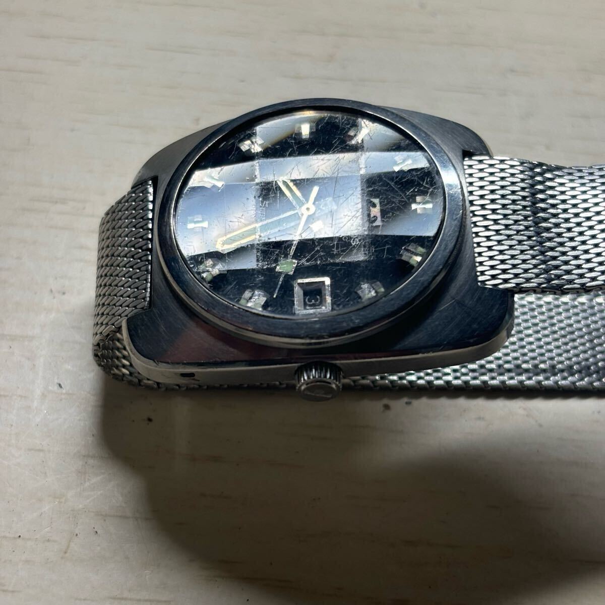 TECHNOS テクノス 腕時計 自動巻き 稼動品 メンズ 中古品 TECHNOS テクノス 腕時計 自動巻き 稼動品 メンズ 中古品
