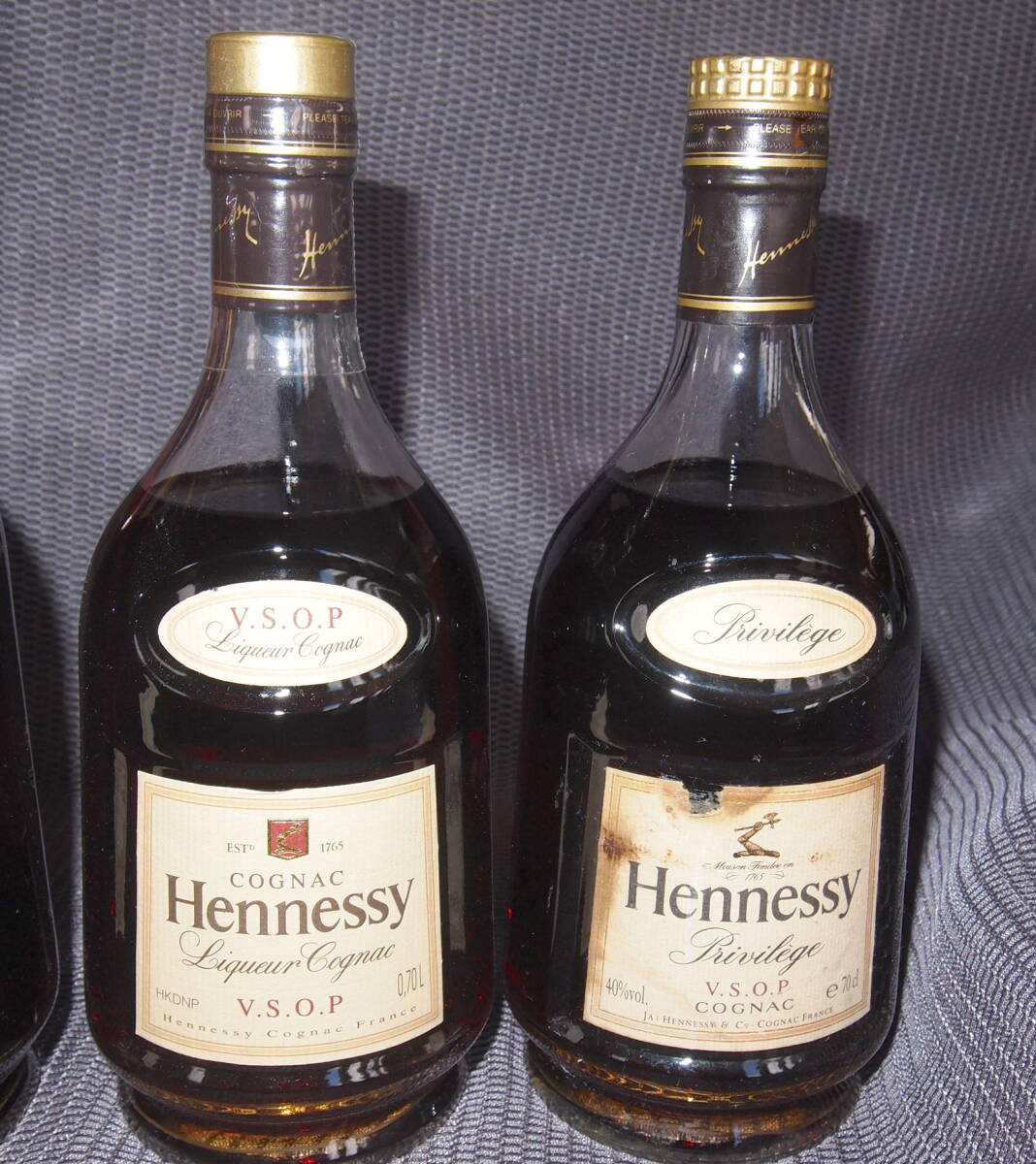 HENNESSY VSOP cognac 希少古酒、1000m 2本/700m 2本、金 HENNESSY VSOP cognac 希少古酒、1000m 2本/700m 2本、金