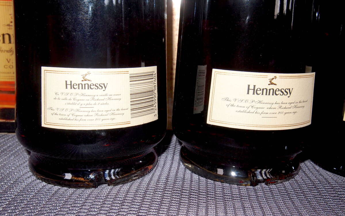 HENNESSY VSOP cognac 希少古酒、1000m 2本/700m 2本、金 HENNESSY VSOP cognac 希少古酒、1000m 2本/700m 2本、金