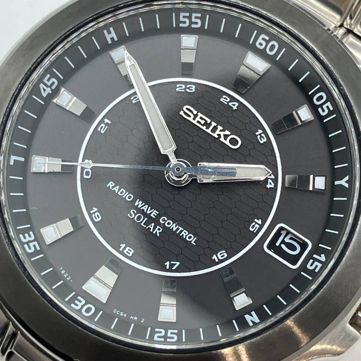 1929】 SEIKO セイコー 7B22-0BN0 デイト 電波ソーラー メンズ 1929】 SEIKO セイコー 7B22-0BN0 デイト 電波ソーラー メンズ