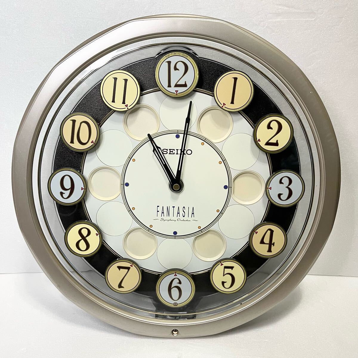 動作良好】SEIKO セイコー ファンタジア からくり時計 RE546S 動作良好】SEIKO セイコー ファンタジア からくり時計 RE546S