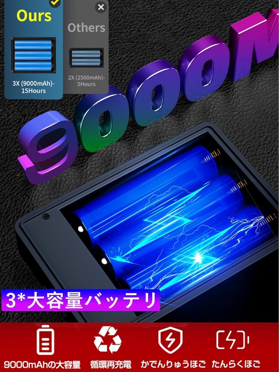 【2025最新型カラー夜光】ヘッドライト led 強力 超高輝度 3000000 ルーメン 明るい 防水 Type-C 充電式 led ライト 釣り ヘッドランプ 