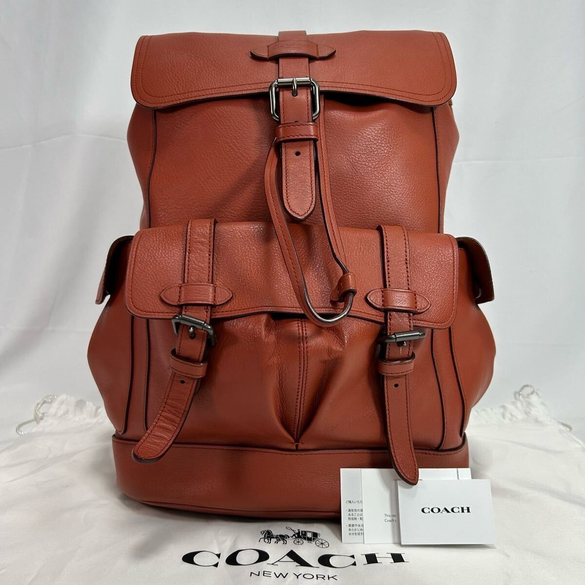 入手困難品/未使用級】 定価20万円 コーチ COACH ハドソン 入手困難品/未使用級】 定価20万円 コーチ COACH ハドソン