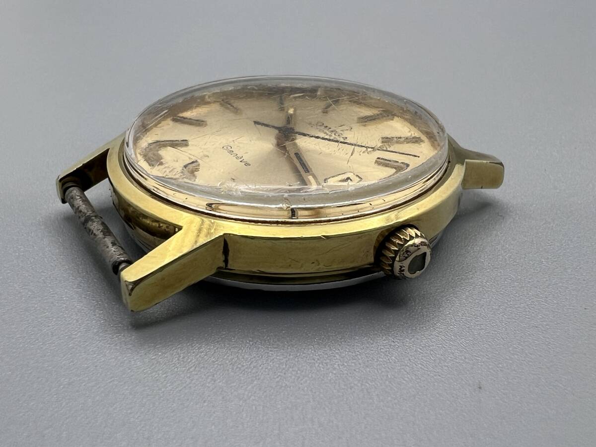 P60☆ 不動品 OMEGA Geneve 166.0163 Cal.1012 自動巻き デイト P60☆ 不動品 OMEGA Geneve 166.0163 Cal.1012 自動巻き デイト