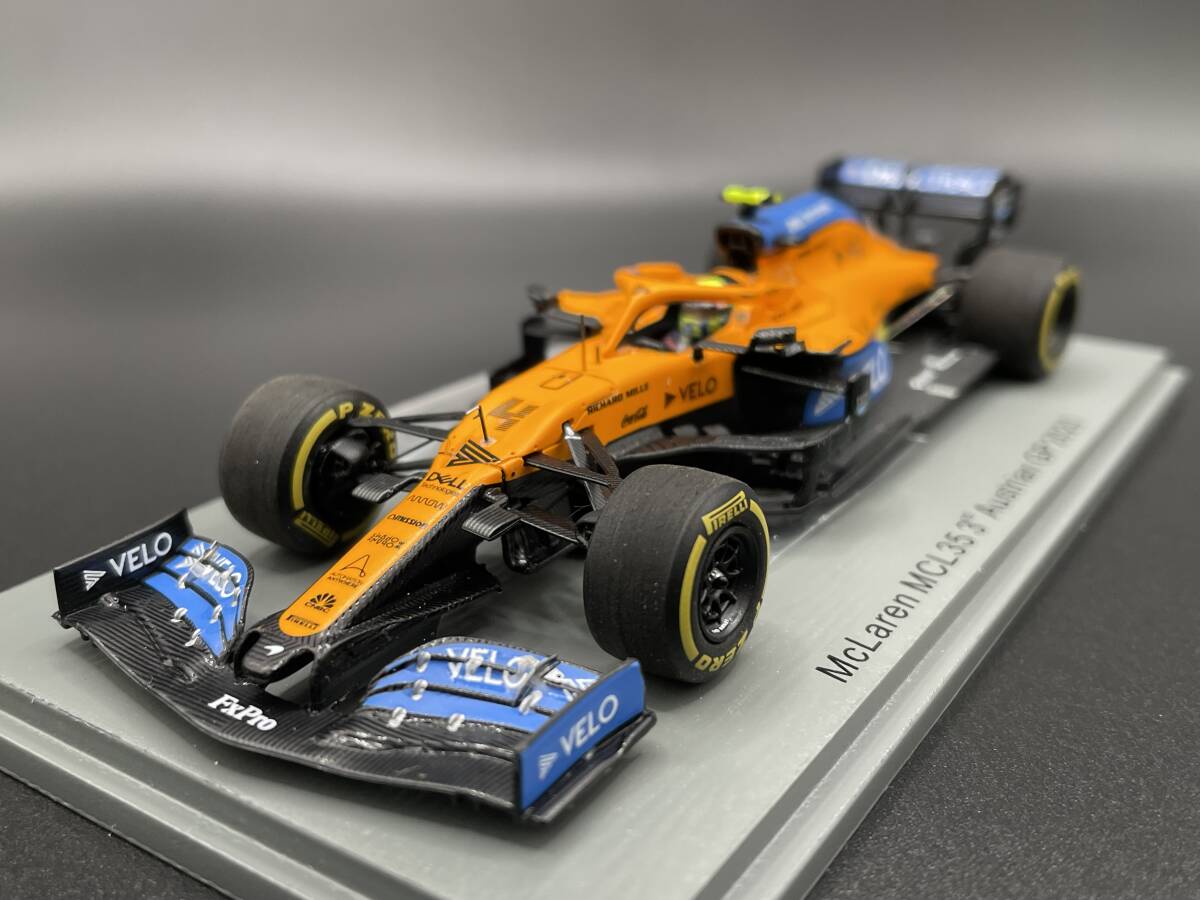 [ переводная картинка обработка ]1/43 Spark McLAREN MCL35 3rd Австрия GP 2020 #4 L.no белка первый награждение шт. 