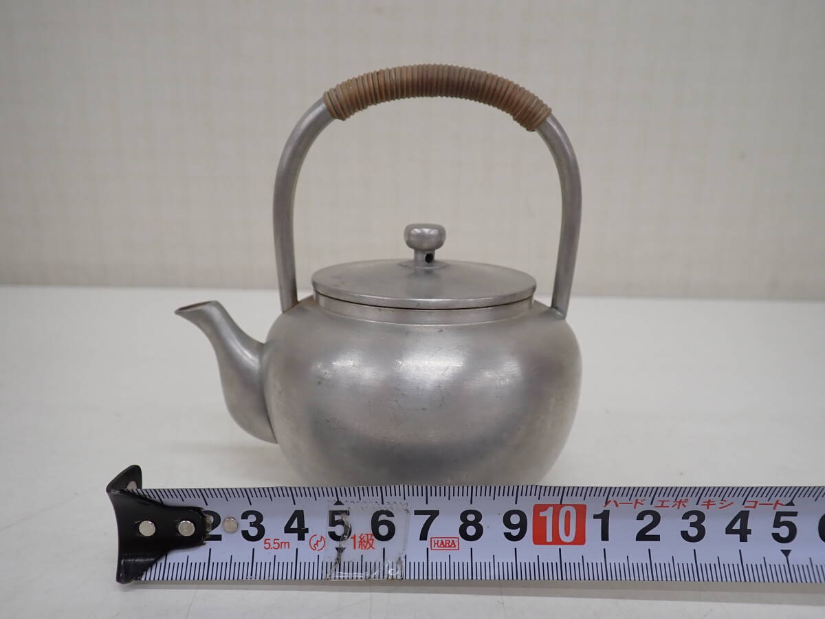 本錫 錫製 湯沸 急須兼用 共箱 煎茶器 横12.5cm 高さ12cm 重さ 本錫 錫製 湯沸 急須兼用 共箱 煎茶器 横12.5cm 高さ12cm 重さ