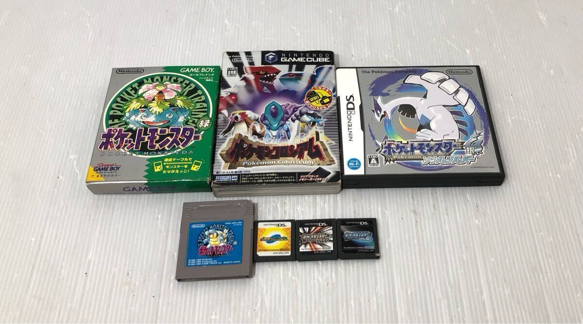 ポケットモンスター ゲームソフト 7枚セット 動作未確認 ポケットモンスター ゲームソフト 7枚セット 動作未確認
