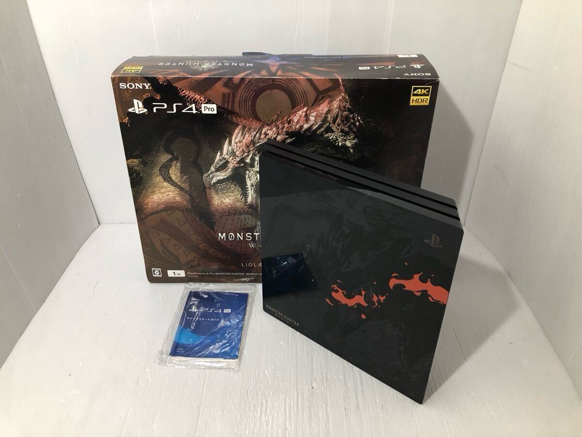 SONY PS4 Pro 本体 CUH-7100B MONSTER HUNTER WORLD LIOLAEUS SONY PS4 Pro 本体 CUH-7100B MONSTER HUNTER WORLD LIOLAEUS