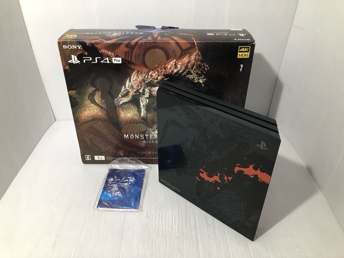 SONY PS4 Pro 本体 CUH-7100B MONSTER HUNTER WORLD LIOLAEUS SONY PS4 Pro 本体 CUH-7100B MONSTER HUNTER WORLD LIOLAEUS