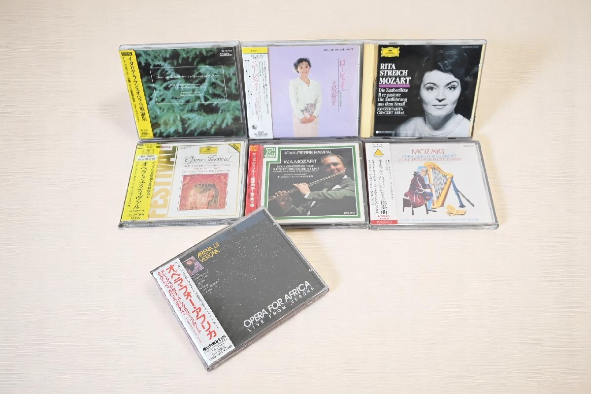 ○廃盤1980年代　オペラ　土居裕子　オペラ?フォー?アフリカ等CD　7枚セット　古道具のgplus広島2504ｋ