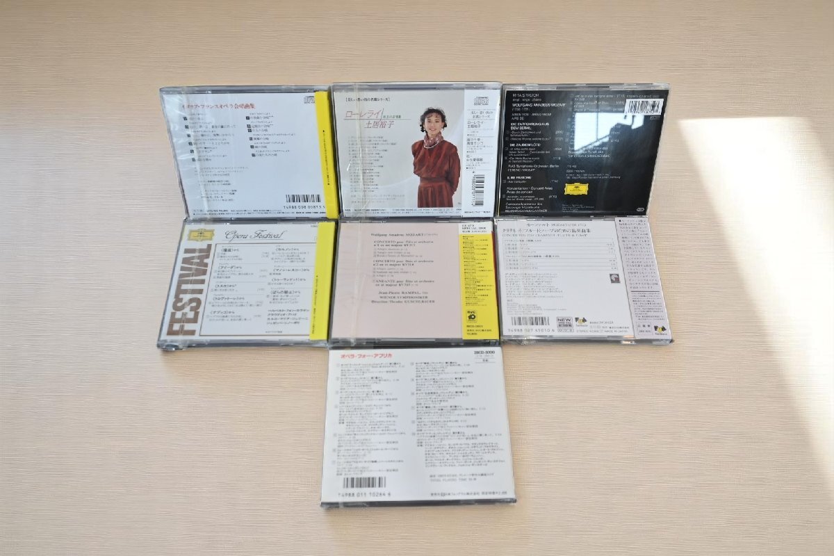 ○廃盤1980年代　オペラ　土居裕子　オペラ?フォー?アフリカ等CD　7枚セット　古道具のgplus広島2504ｋ