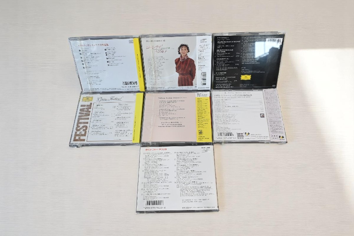 ○廃盤1980年代　オペラ　土居裕子　オペラ?フォー?アフリカ等CD　7枚セット　古道具のgplus広島2504ｋ